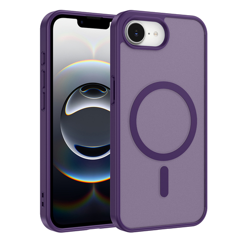 iPhone 17E Kılıf Magsafe Şarj Özellikli Mat Tasarım Lüx Babet Kapak