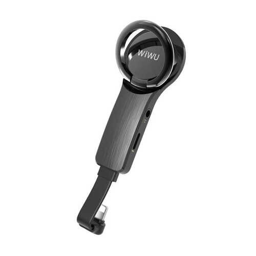 Wiwu LT05 Lightning Yüzüklü Dünüştürücü Ses Adaptörü