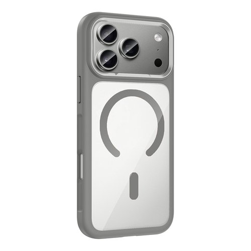 iPhone 17 Pro Kılıf MagSafe Şarj Özellikli Metal Kamera Çerçeveli Tiko Premium Kapak