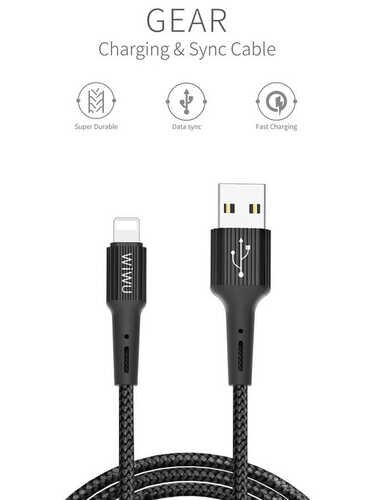 Wiwu G30 Gear Charging Lightning Kablo