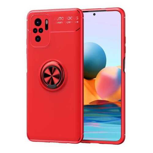 Xiaomi Redmi Note 10 Kılıf Standlı Yüzüklü Manyetik Silikon