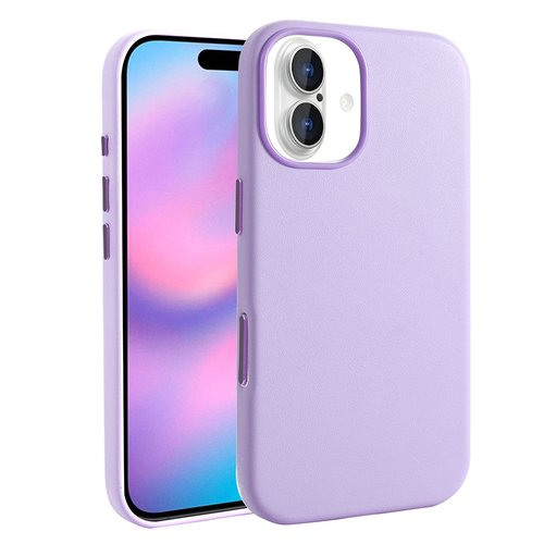 iPhone 17 Kılıf Magsafe Şarj Özellikli PU Deri Görünümlü Kamera Çıkıntılı Kapak