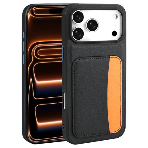 Apple iPhone 17 Pro Kılıf Kartlıklı Zore X-Kart Silikon Kapak