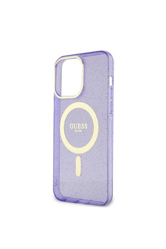 iPhone 13 Pro Max Uyumlu Kılıf GUESS Magsafe Şarj Özellikli Glitter Kapak