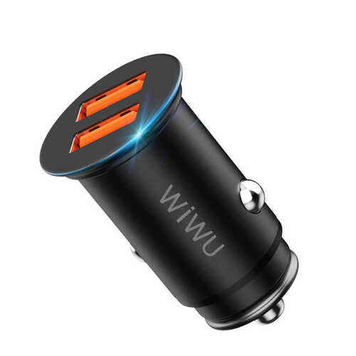 Wiwu PC201 3.0 USB 2 Çıkışlı Hızlı Araç Şarjı