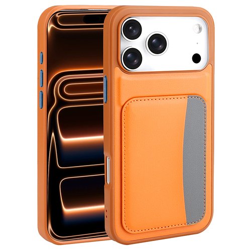 Apple iPhone 17 Pro Max Kılıf Kartlıklı Zore X-Kart Silikon Kapak