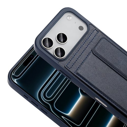 iPhone 17 Pro Kılıf Suni Deri Kapaklı Kartlıklı Sevilla Kapak