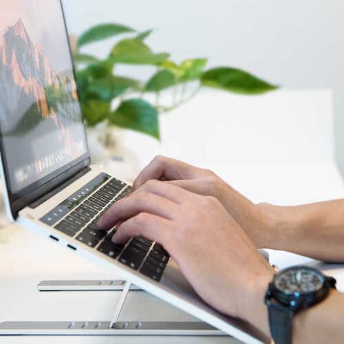 Wiwu Doğal Isı Dağılımlı Yüksekliği Ayarlanabilir Macbook Stand