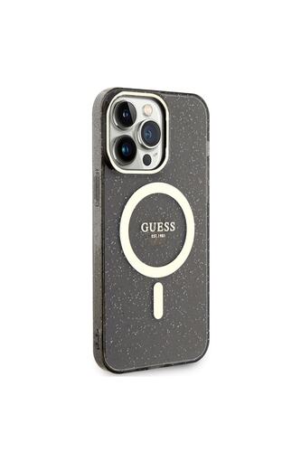 iPhone 13 Pro Uyumlu Kılıf GUESS Magsafe Şarj Özellikli Glitter Kapak