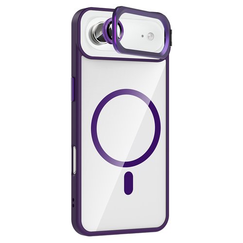 iPhone 17 Air Kılıf Standlı ve Kamera Lens Koruma Hediyeli Etro Kapak