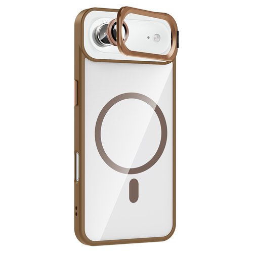 iPhone 17 Air Kılıf Standlı ve Kamera Lens Koruma Hediyeli Etro Kapak