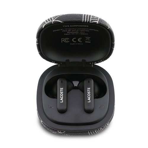 Lacoste Orjinal Lisanslı ANC/ENC Monogram Desenli TWS Kulak İçi Bluetooth Kulaklık v5.4