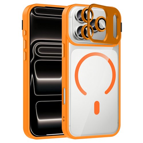 iPhone 17 Pro Max Kılıf Standlı ve Kamera Lens Koruma Hediyeli Etro Kapak