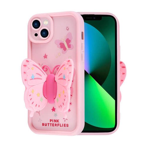 iPhone 13 Kılıf Kamera Korumalı Figürlü Tasarım Silikon Kapak