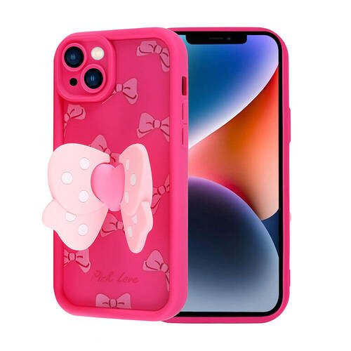 iPhone 14 Kılıf Kamera Korumalı Figürlü Tasarım Silikon Kapak