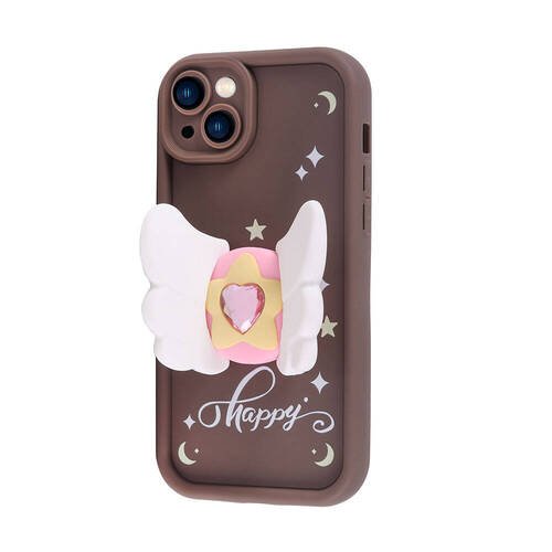 iPhone 14 Kılıf Kamera Korumalı Figürlü Tasarım Silikon Kapak