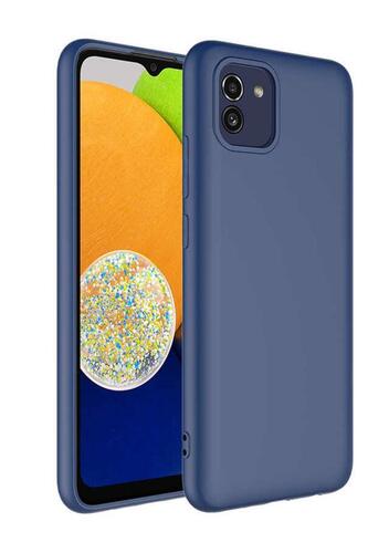 Galaxy A03 Kılıf Lansman Tasarım İç Yüzeyi Kadife Silikon