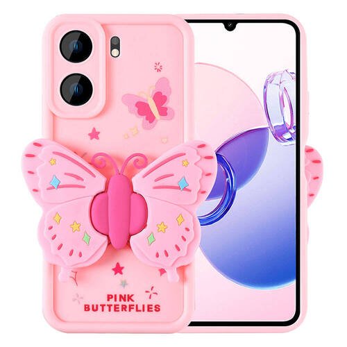 Redmi 13C Kılıf Kamera Korumalı Figürlü Tasarım Silikon Kapak