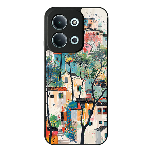 Redmi 15C Kılıf Kamera Korumalı Desenli Luxury Portrait Painting Lusi Kapak