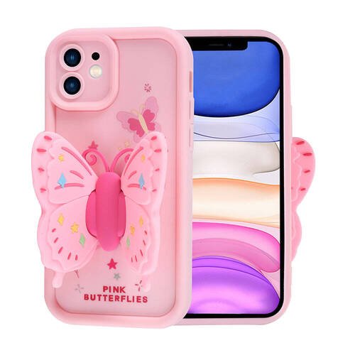 iPhone 11 Kılıf Kamera Korumalı Figürlü Tasarım Silikon Kapak