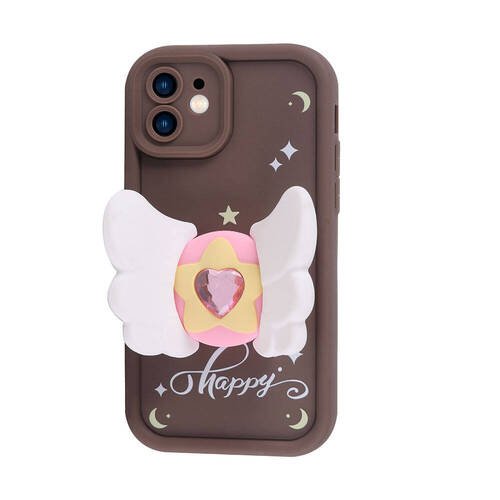 iPhone 11 Kılıf Kamera Korumalı Figürlü Tasarım Silikon Kapak