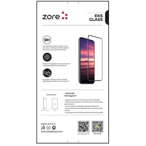 iPhone 12 Pro Zore EKS Cam Ekran Koruyucu Ekranı Tam Kapatan