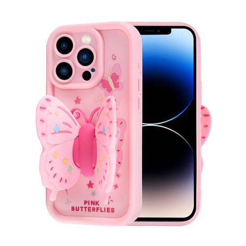 iPhone 14 Pro Kılıf Kamera Korumalı Figürlü Tasarım Silikon Kapak