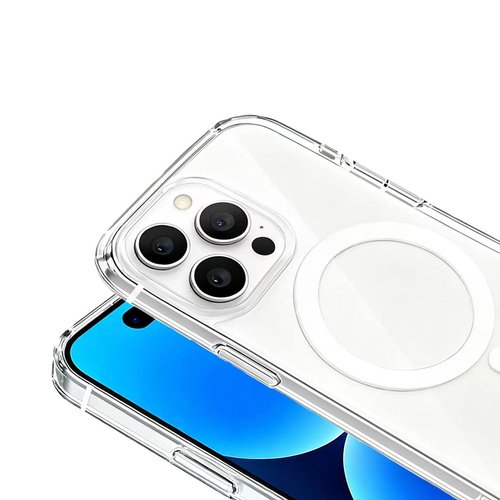 iPhone 16 Pro Max Kılıf IC Çipli  Wireless Şarj Özellikli Şeffaf Orjin Lüx Kapak