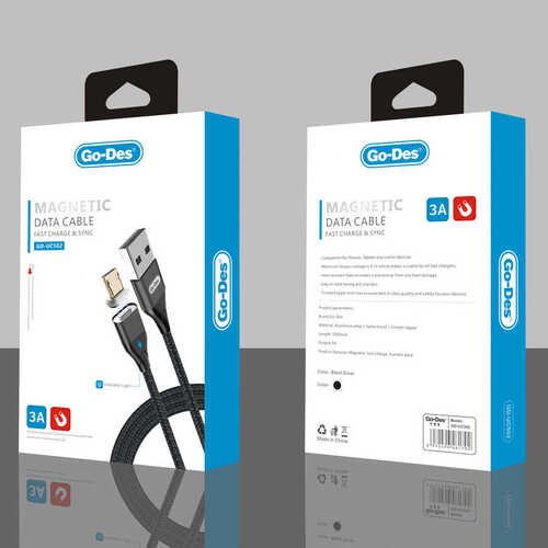 Go Des GD-UC502 Magnetic Data Micro Usb Cable