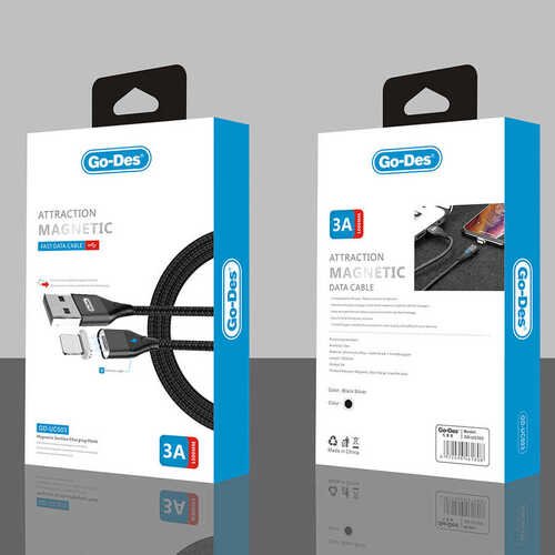Go Des GD-UC503 Attraction Magnetic Fast Data Lightning Usb Cable