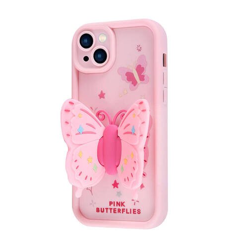 iPhone 15 Kılıf Kamera Korumalı Figürlü Tasarım Silikon Kapak