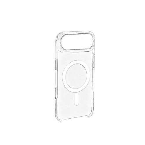 iPhone 17 Air Kılıf IC Çipli  Wireless Şarj Özellikli Şeffaf Orjin Lüx Kapak