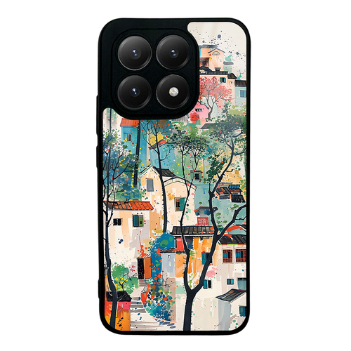 Xiaomi 15T Kılıf Kamera Korumalı Desenli Luxury Portrait Painting Lusi Kapak