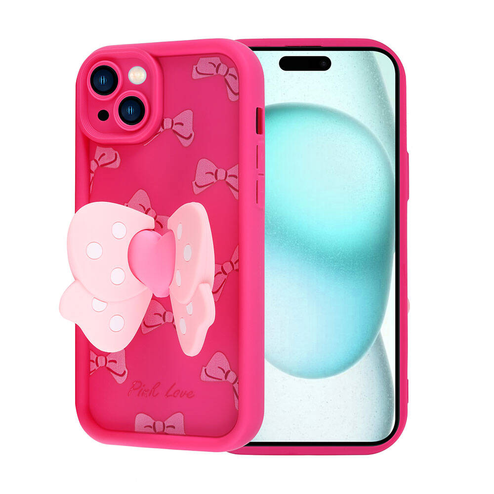 iPhone 15 Plus Kılıf Kamera Korumalı Figürlü Tasarım Silikon Kapak