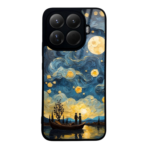 Xiaomi 15T Pro Kılıf Kamera Korumalı Desenli Luxury Portrait Painting Lusi Kapak