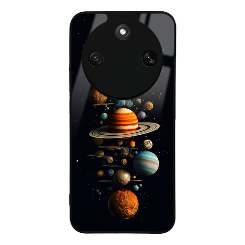 Honor Magic 8 Lite 5G Kılıf Kamera Korumalı Desenli Luxury Portrait Painting Lusi Kapak