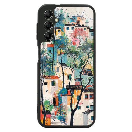 Galaxy A24 Kılıf Kamera Korumalı Desenli Luxury Portrait Painting Lusi Kapak