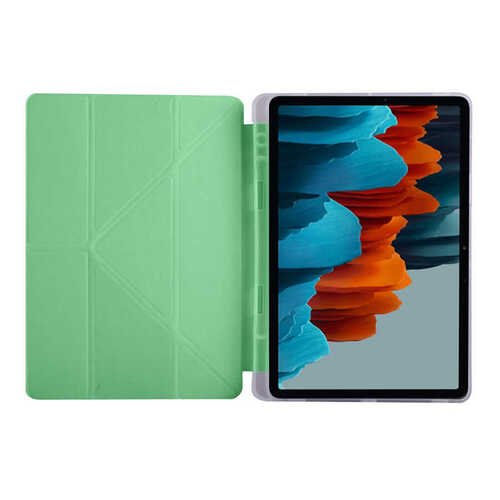 Galaxy Tab S7 Plus T970 Kılıf Kalem Bölmeli Standlı Smart Cover