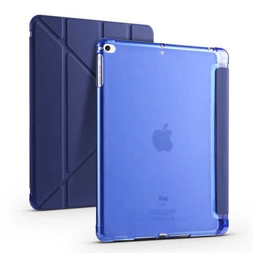 Apple iPad 9.7 2017 Kılıf Kalem Bölmeli Standlı Smart Cover