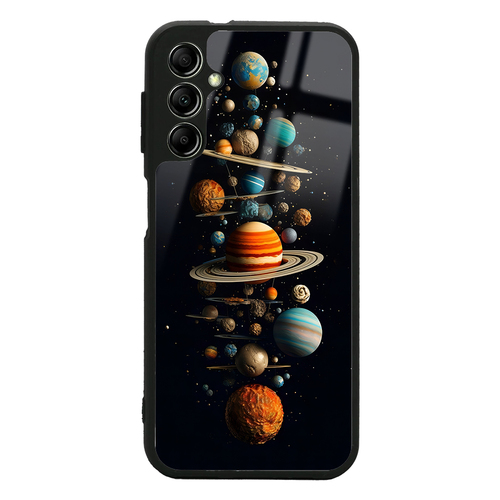 Galaxy A34 Kılıf Kamera Korumalı Desenli Luxury Portrait Painting Lusi Kapak