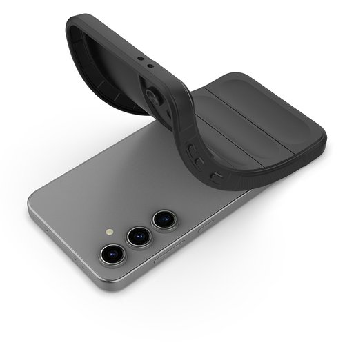 Galaxy S25 FE Kılıf Esnek TPU Oyuklu Arka Yüzey Tasarımlı Etnik Silikon Kapak