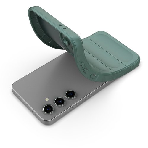 Galaxy S25 FE Kılıf Esnek TPU Oyuklu Arka Yüzey Tasarımlı Etnik Silikon Kapak