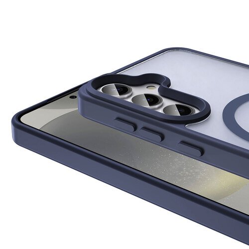 Galaxy S25 Kılıf Mat Arka Yüzey Wireless Şarj Özellikli Sio Magsafe Kapak