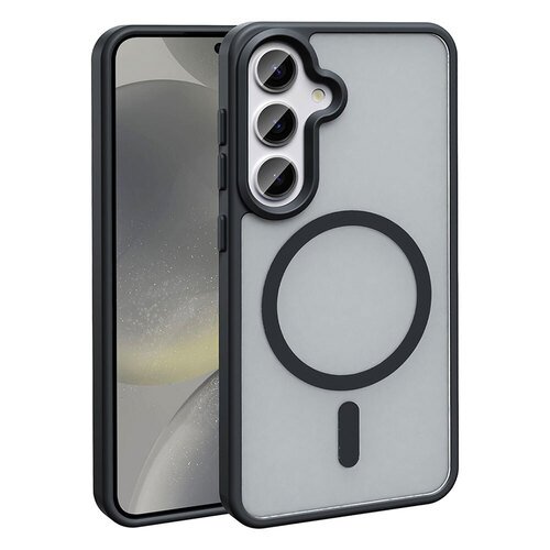 Galaxy S25 Plus Kılıf Mat Arka Yüzey Wireless Şarj Özellikli Sio Magsafe Kapak