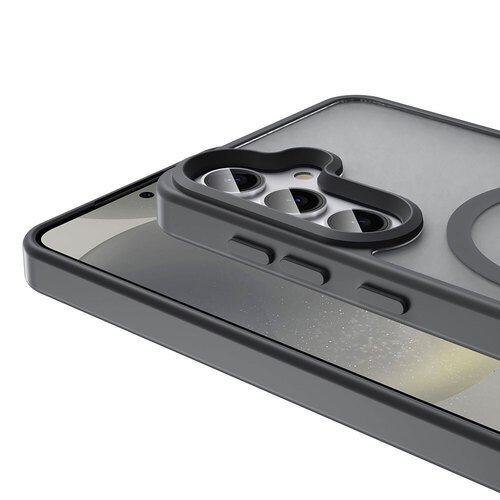 Galaxy S25 Plus Kılıf Mat Arka Yüzey Wireless Şarj Özellikli Sio Magsafe Kapak