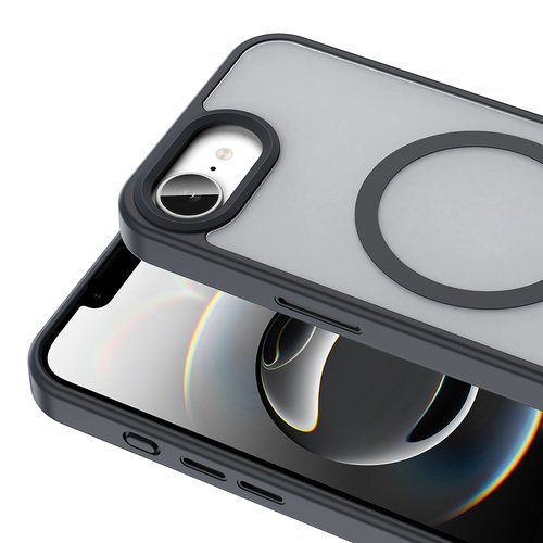 iPhone 16E Kılıf Mat Arka Yüzey Wireless Şarj Özellikli Sio Magsafe Kapak