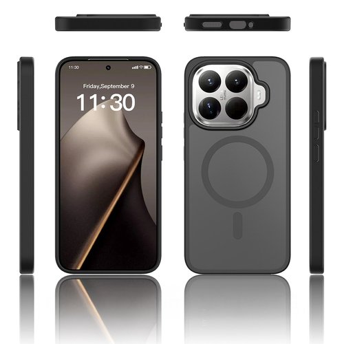 Xiaomi 15T Pro Kılıf Mat Arka Yüzey Wireless Şarj Özellikli Flet Magsafe Kapak