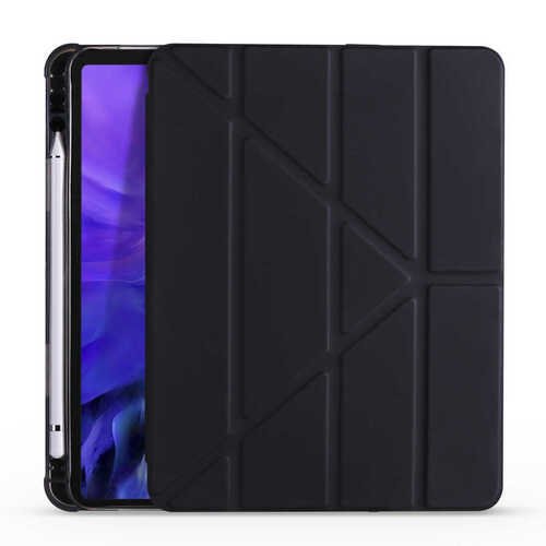 Apple iPad Pro 12.9 2020 Kılıf Kalem Bölmeli Standlı Smart Cover