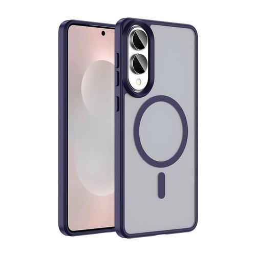 Galaxy S25 Edge Kılıf Mat Arka Yüzey Wireless Şarj Özellikli Sio Magsafe Kapak