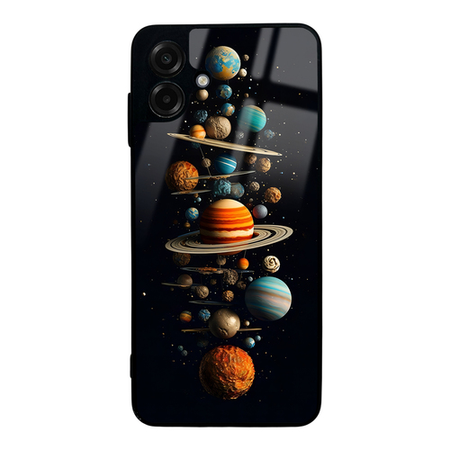 Galaxy A07 Kılıf Kamera Korumalı Desenli Luxury Portrait Painting Lusi Kapak